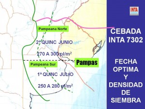 INTA mapa cebada